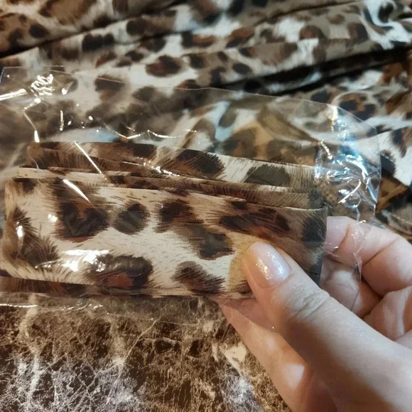 Plushe | Leopard Print Flounced  Sleeve Maxi Dress - Plus Size - Picture 13 of 14